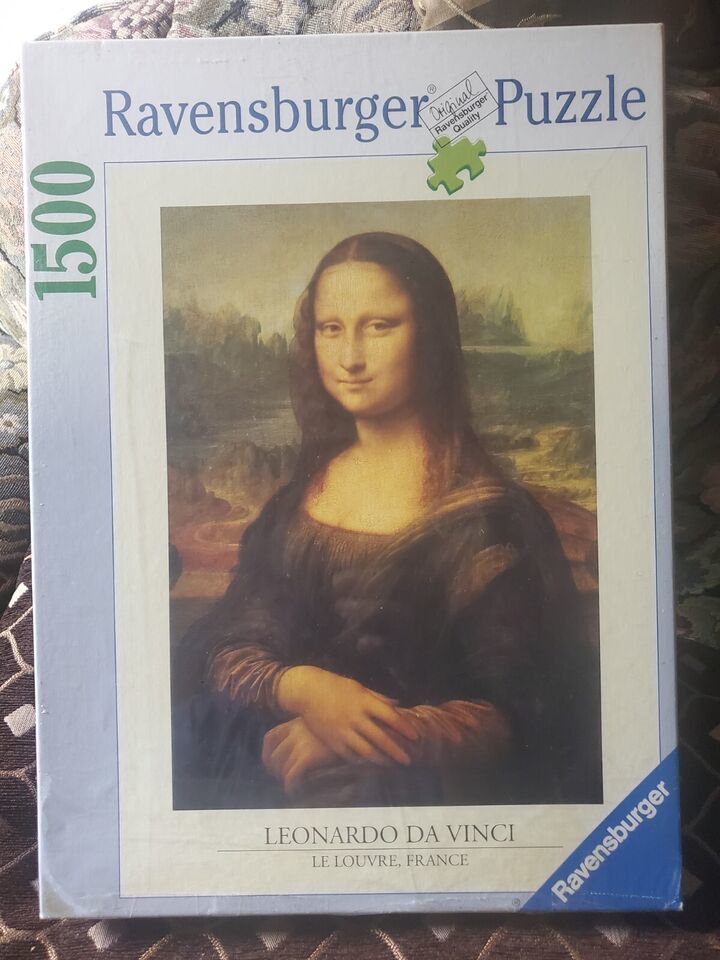 2006 Ravensburger De Vinci Mona Lisa Jigsaw Puzzle 1000 Pieces 152964 Sealed New - £44.10 GBP