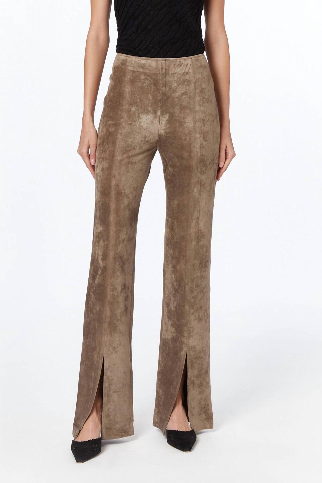 Amanda Uprichard Women&#39;s Tavira Suede Pant Size L - $90.09