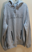 David Bitton Buffalo Men Pullover Gray Sweatshirt Hoodie XL - £17.04 GBP