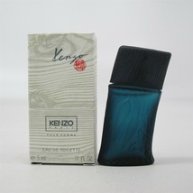 KENZO Pour Homme by Kenzo 5 ml/ 0.17 oz Eau de Toilette Mini Splash NIB VINTAGE - £15.48 GBP