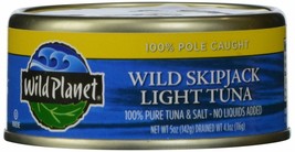 Wild Planet Skipjack Light Tuna, 5 oz - £10.86 GBP
