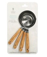 Pioneer Woman 4-Piece Stainless Steel Measuring Cups with Olivewood Handles - €29,92 EUR