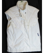 VTG Fila Women&#39;s 80&#39;s Puffer Vest White Classic V Shapes &amp;  Many Pockets... - £105.23 GBP