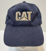 Cat Caterpillar Mens Black Gold Baseball Cap Adjustable Embroidered - £9.87 GBP