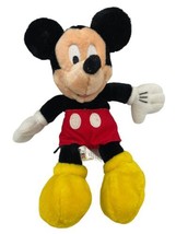 Vintage Mickey Mouse 11&quot; Stuffed Plush Walt Disney World Souvenir Toy - £8.69 GBP