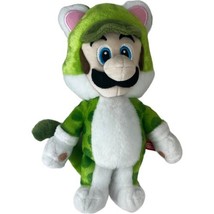 Super Mario World Luigi Neko Cat Power Up Suit Plush Licensed Nintendo 2022 10&quot; - £6.13 GBP