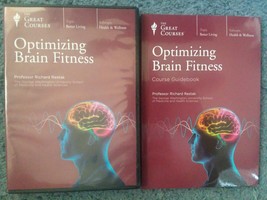 The Great Courses Optimizing Brain Fitness (DVD, 2011) Course Guidebook &amp; 2 DVDs - $19.79