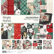 Simple Stories Collection Kit 12&quot;X12&quot;-Simple Vintage &#39;Tis The Season - £18.87 GBP