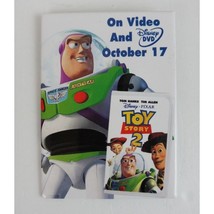 Disney Pixar Toy Story 2 VHS &amp; DVD Movie Promo Pin Button - $8.42
