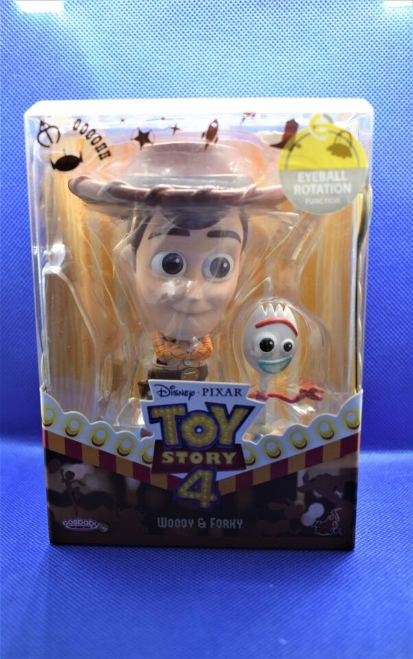 Primary image for Hot Toys Woody featured in Woody and Forky Cosbaby Collectible Set New in Box