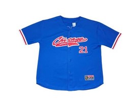 Vintage MLB Chicago Cubs Sammy Sosa #21 MLB Players Choice Jersey Size XL - £15.69 GBP