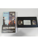 Algo para Erinnere Dich Tom Hanks Meg Ryan Celine Dion VHS Sammler Spanisch - $15.88