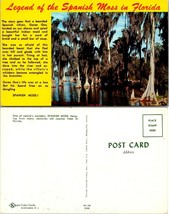 Florida Legend of Spanish Moss Cypress Tres Gorez Goz VTG Postcard - £7.42 GBP