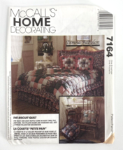 McCalls Home Decorating Sew Pattern 7164 Donna Babylon Quilts Bed Skirts Pillows - £3.92 GBP