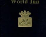 World Inn Menu Best Western Napa California 1980&#39;s - £23.19 GBP