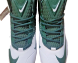 NIKE ZOOM Green White Football Cleats Athletic Shoes Size 13.5 NEW W TAGS - $34.81