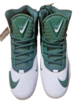 NIKE ZOOM Green White Football Cleats Athletic Shoes Size 13.5 NEW W TAGS - $34.81