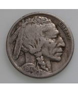 1917-D 5C Buffalo Nickel in Fine Condition, Natural Color, Letters Clear... - $1,217.86 MXN
