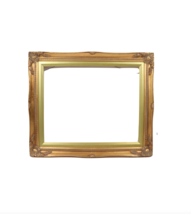 Vintage Antique Newcomb Macklin Style Ornate Gold Gilt Hanging Frame 25&quot;x21&quot; - £172.66 GBP