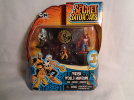 2009 Cartoon Network Secret Saturdays Weird World Mansion Action Figures - New - £3.35 GBP