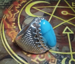 Magic Real Marid Djinn Ring 99020 Spells Billionaire Maker Prosperity Wealth # - £53.95 GBP