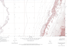 Lone Rock SE, Nevada 1969 Vintage USGS Topo Map 7.5 Quadrangle Topographic - $23.99