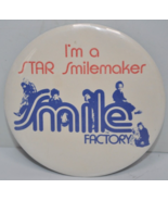 Vintage 3" 70's I'm a STAR Smilemaker - Smile Factory - Pinback Button Pin - €19,40 EUR