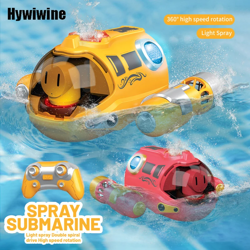Rc Spray Boat 2.4G High Speed Power Waterproof Swimming Pool Bath Games Electric - £41.65 GBP+