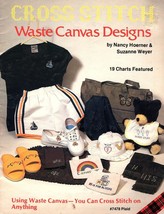 Cross Stitch Waste Canvas Designs 19 Vintage Charts Featured Plaid # 7478 - £2.76 GBP