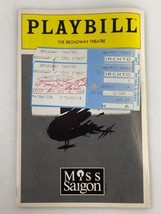 1992 Playbill Broadway Theatre Herman Sebek, Leila Florentino in Miss Saigon - £14.84 GBP