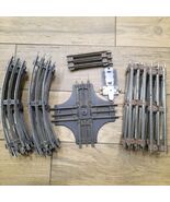 Vintage Lionel Marx K-Line train track set straight curve 90-degree cros... - $59.00
