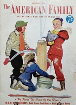 The American Family Magazine January 1954 Food Fashion Decor Ads! - £7.85 GBP