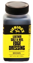 Leather Sole Edge &amp; Heel DRESSING BROWN Liquid shoe boot FIEBING&#39;S SOLE2... - £18.49 GBP