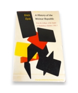 1970 Erich Eyck History of Weimar Republic Vol. 1 Trade Paperback English - $1,140.41 MXN