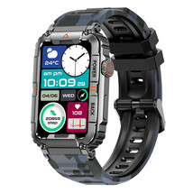 Kr88 Smart Watch Heart Rate Blood Oxygen Bluetooth Calling Controlled By Music W - £46.53 GBP