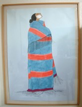 RC Gorman Navajo Lithograph Art &quot;Carol&#39;s Blanket II&quot; L/E Signed Framed 1984 VTG - $7,500.00