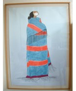 RC Gorman Navajo Lithograph Art &quot;Carol&#39;s Blanket II&quot; L/E Signed Framed 1... - £5,897.67 GBP