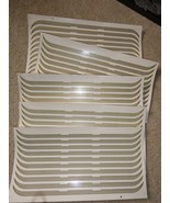 Vintage Lot of 5 Sheets O Scale GG1 Locomotive Gold Stripe Decals - $32.67