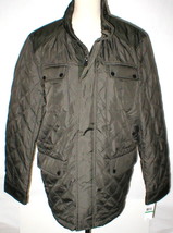 New NWT L Mens Coat Michael Kors Olive Dark Green Jacket Hidden Rain Hoo... - £316.14 GBP