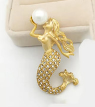 Vintage mermaid pin brooch - €11,17 EUR
