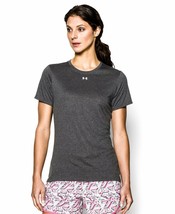 Under Armour Women&#39;s UA Locker T-Shirt Large Carbon Heather Large - $9.74