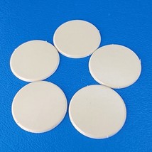 Settlers Of Catan 3061 5 Circular Blank Tokens Chits Replacement Game Piece - £1.81 GBP