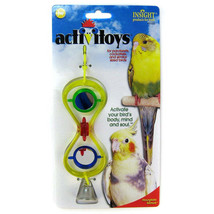 JW Pet Insight Hour Glass Mirror Bird Toy - Interactive Neon Colored Toy for Par - £4.69 GBP+