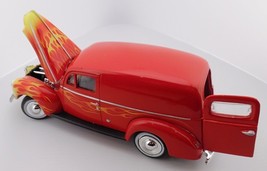 1940 Ford Delivery Sedan Red Diecast 1/24 + New Display Case Motorworks - £26.84 GBP
