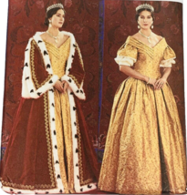 Butterick 3713 Queen Dress Robe Costume Pattern Princess Gown 19th Cen  12 14 16 - £14.86 GBP