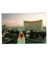 Vintage Postcard Vegas Strip Mirage Exterior Sands Marquee Playboys Sign... - £6.05 GBP