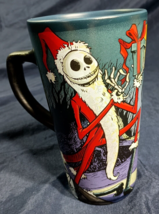 Disney Touchstone Nightmare Before Christmas Tall Mug Santa Jack, Zero, Mayor - $29.39