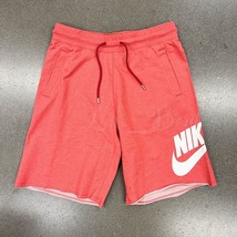 NWT Nike AT5267-605 Men Sportswear Shorts Cotton Loose Fit Lobster White... - £31.59 GBP