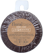 Floral Tape 2/Pkg-Bark/Pine - £11.47 GBP