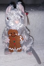 Ty Beanie Original Babies STIRRING the Gray Mouse 5&quot; NWT - $163.25 MXN